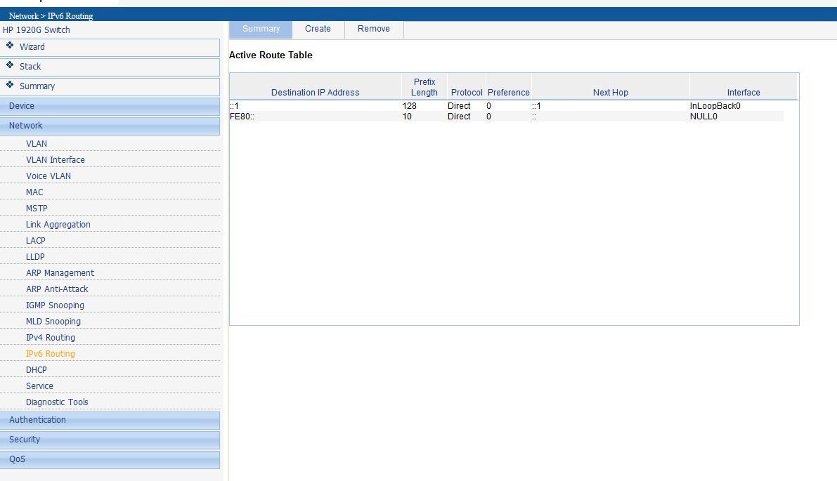 ipv6 routing