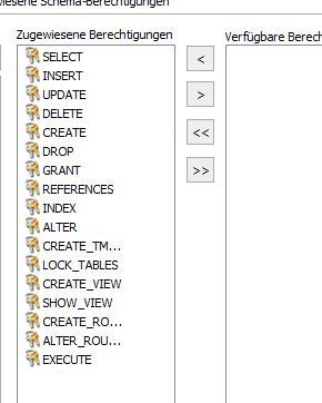 sql berechtigung