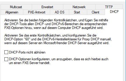 pxe dhcp
