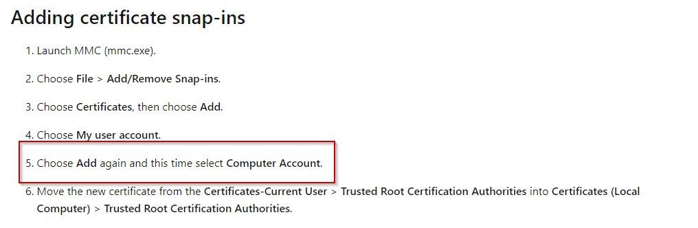 2021-01-06 16_09_28-installing the trusted root certificate _ microsoft docs