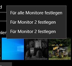 Unterschiedliche Hintergrundbilder für mehrere Monitore festlegen - ittweak