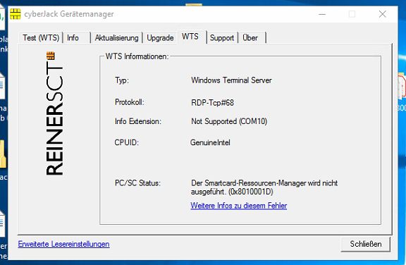 smartcard error