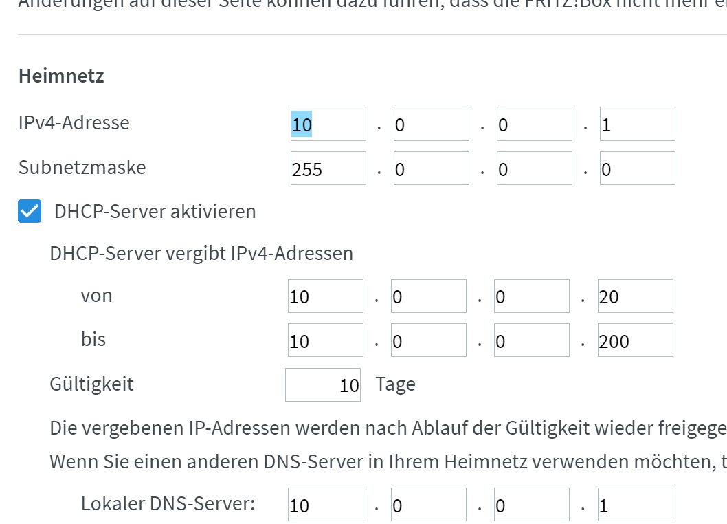 ipv4-einstellung