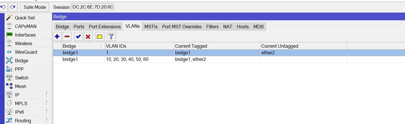 vlans korrigiert