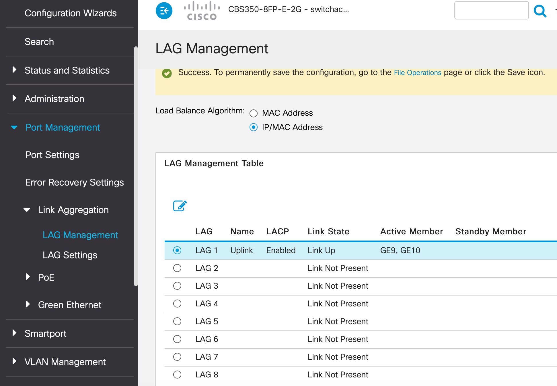 cisco-cbs350-8fp-lag-management