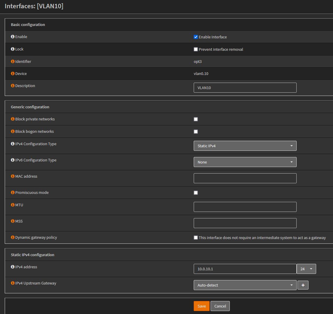 opnsense vlan2