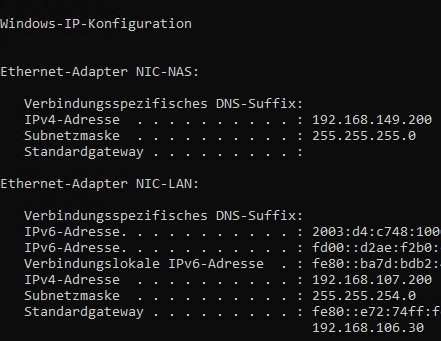 ipconfig