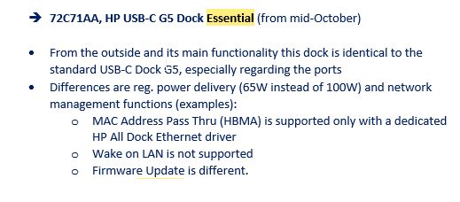 c-dock g5 essentials
