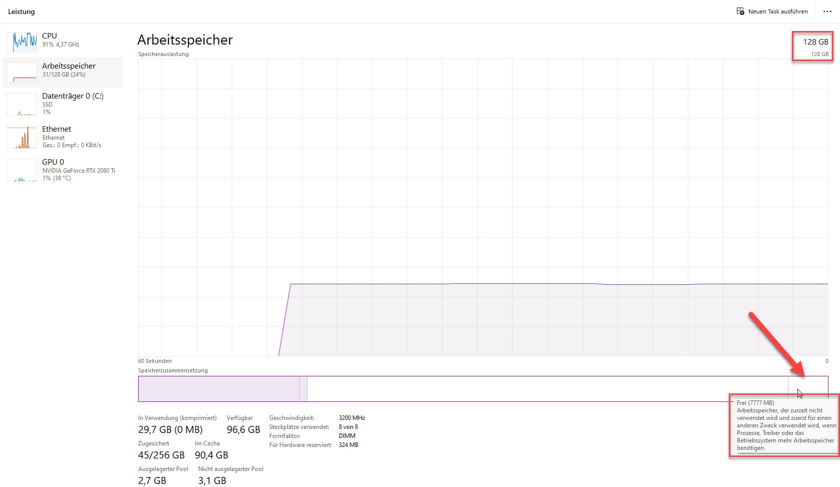 taskmanager standby-memory