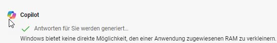 copilot - minimize ram