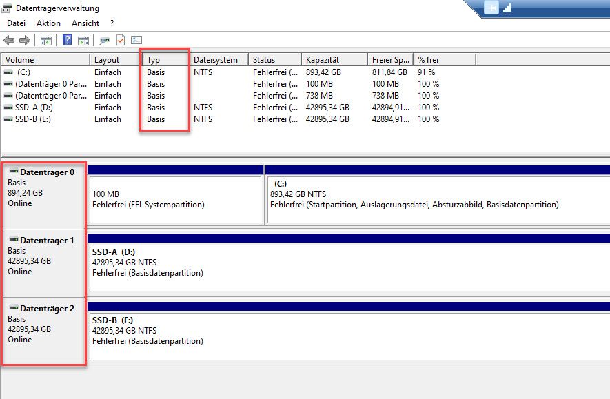 windows basis datentrÄger