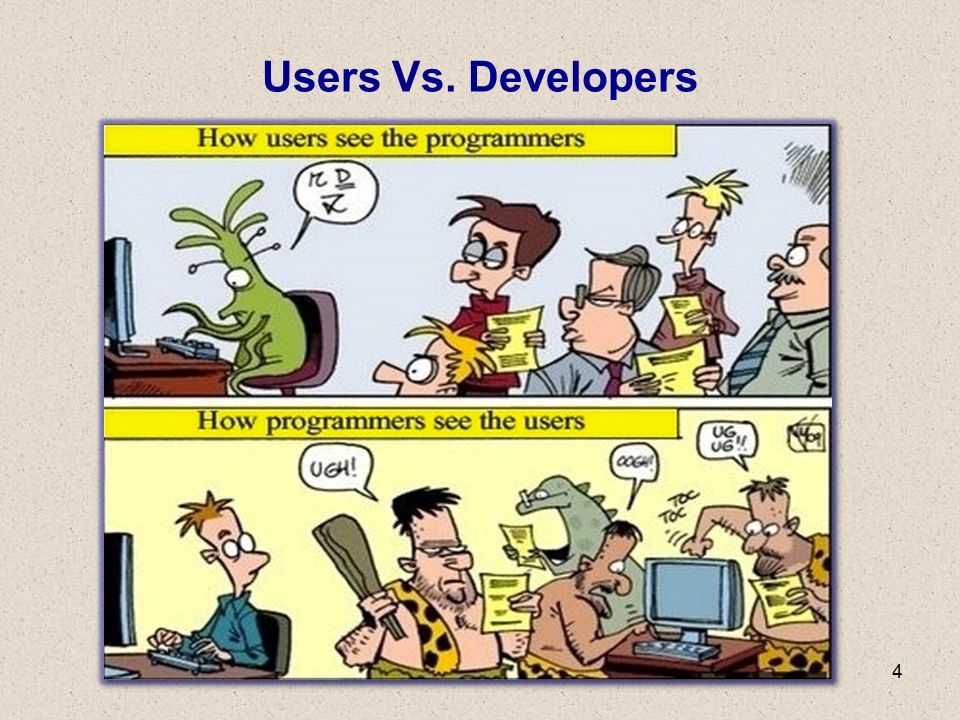how users see programmers