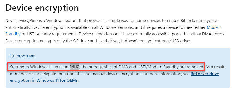 bitlocker w11 24h2