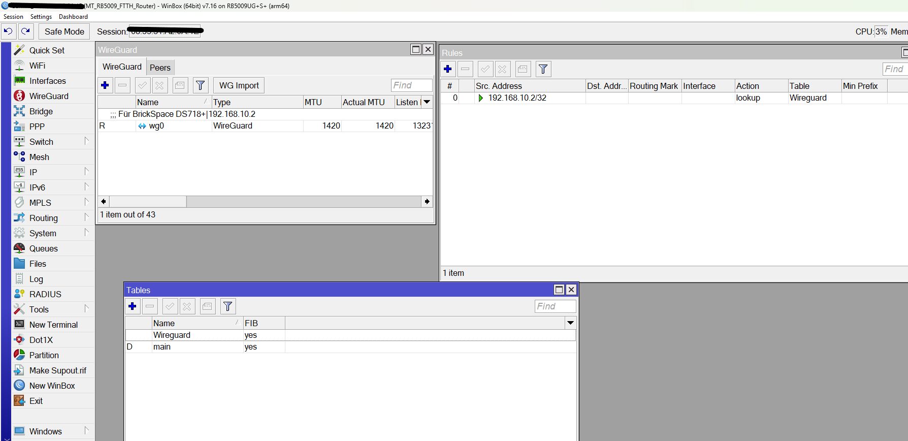 rb5009ftth wireguard