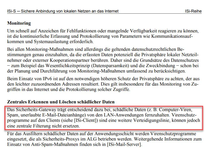 bsi - sicherheits gateway - av