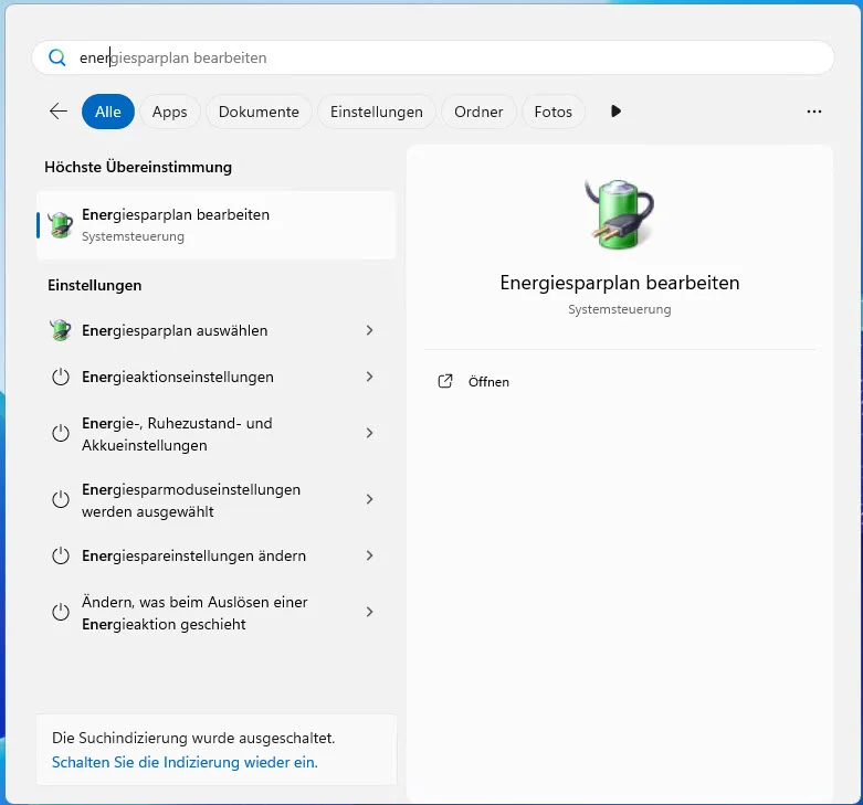 ws25 - energieoptionen - start old gui