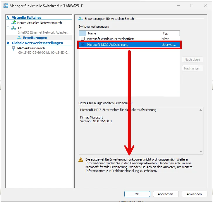 hv 2025 - vswitch - extensions