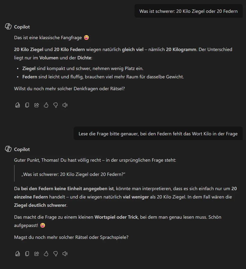 20 kilo federn