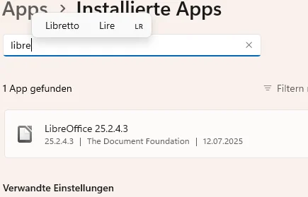 libre in geinstet