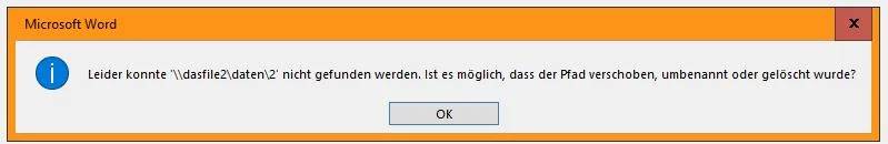 fehler bei erstellung eines briefes in aida