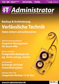 12/2024 - Backup & Archivierung